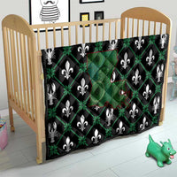 Louisiana USA Symbols Pattern Christmas Quilt Xmas Holiday Patterns - Wonder Print Shop