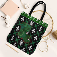 Louisiana USA Symbols Pattern Christmas Tote Bag Xmas Holiday Patterns - Wonder Print Shop
