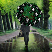 Louisiana USA Symbols Pattern Christmas Umbrella Xmas Holiday Patterns - Wonder Print Shop