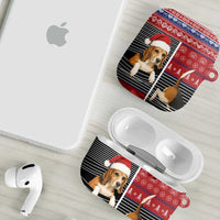 Lovely Beagle Christmas AirPods Case Xmas Holiday Patterns - Wonder Print Shop