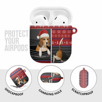 Lovely Beagle Christmas AirPods Case Xmas Holiday Patterns - Wonder Print Shop