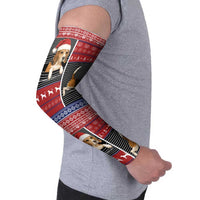 Lovely Beagle Christmas Arm Sleeves Xmas Holiday Patterns - Wonder Print Shop