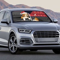 Lovely Beagle Christmas Auto Sun Shade Xmas Holiday Patterns - Wonder Print Shop