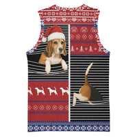 Lovely Beagle Christmas Basketball Jersey Xmas Holiday Patterns - Wonder Print Shop
