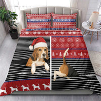 Lovely Beagle Christmas Bedding Set Xmas Holiday Patterns - Wonder Print Shop
