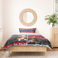 Lovely Beagle Christmas Bedding Set Xmas Holiday Patterns - Wonder Print Shop