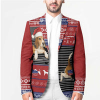 Lovely Beagle Christmas Blazer Xmas Holiday Patterns - Wonder Print Shop