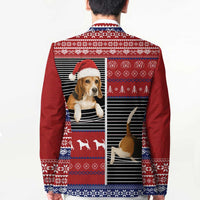 Lovely Beagle Christmas Blazer Xmas Holiday Patterns - Wonder Print Shop