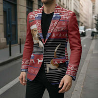 Lovely Beagle Christmas Blazer Xmas Holiday Patterns - Wonder Print Shop