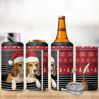 Lovely Beagle Christmas 4 in 1 Can Cooler Tumbler Xmas Holiday Patterns - Wonder Print Shop