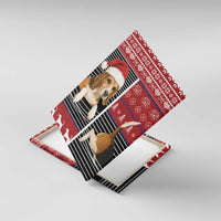 Lovely Beagle Christmas Canvas Wall Art Xmas Holiday Patterns - Wonder Print Shop