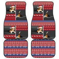 Lovely Beagle Christmas Car Mats Xmas Holiday Patterns - Wonder Print Shop
