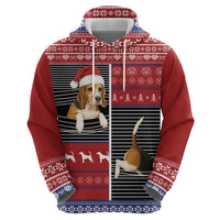 Lovely Beagle Christmas Hoodie Xmas Holiday Patterns - Wonder Print Shop