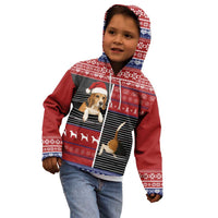 Lovely Beagle Christmas Kid Hoodie Xmas Holiday Patterns - Wonder Print Shop