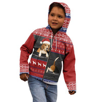 Lovely Beagle Christmas Kid Hoodie Xmas Holiday Patterns - Wonder Print Shop