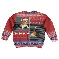 Lovely Beagle Christmas Kid Ugly Christmas Sweater Xmas Holiday Patterns - Wonder Print Shop