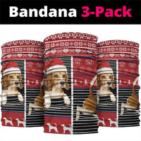 Lovely Beagle Christmas Neck Gaiter Xmas Holiday Patterns - Wonder Print Shop