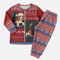 Lovely Beagle Christmas Pajama Set Xmas Holiday Patterns - Wonder Print Shop