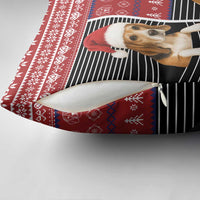 Lovely Beagle Christmas Pillow Cover Xmas Holiday Patterns - Wonder Print Shop