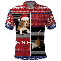 Lovely Beagle Christmas Polo Shirt Xmas Holiday Patterns - Wonder Print Shop