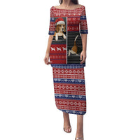 Lovely Beagle Christmas Puletasi Xmas Holiday Patterns - Wonder Print Shop