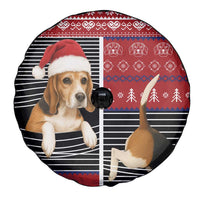 Lovely Beagle Christmas Spare Tire Cover Xmas Holiday Patterns - Wonder Print Shop