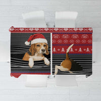 Lovely Beagle Christmas Tablecloth Xmas Holiday Patterns - Wonder Print Shop