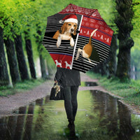 Lovely Beagle Christmas Umbrella Xmas Holiday Patterns - Wonder Print Shop