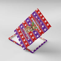 Chihuahua Christmas Canvas Wall Art with I’m Not a Chihuahua I’m a Baby Quote and Red Purple Christmas Pattern - Wonder Print Shop