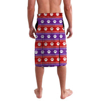 Chihuahua Christmas Lavalava with I’m Not a Chihuahua I’m a Baby Quote and Red Purple Christmas Pattern - Wonder Print Shop