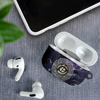 Pakhet Panther AirPods Case with Cosmic Feline Eye on Starry Night River