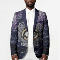 Pakhet Panther Blazer with Cosmic Feline Eye on Starry Night River