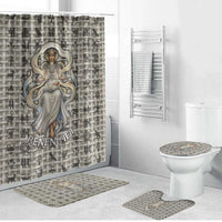 Renenutet Bathroom Set with Bread Ring and Eye of Horus in Egyptian Nourishment