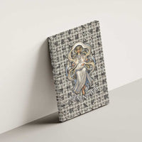 Renenutet Canvas Wall Art with Bread Ring and Eye of Horus in Egyptian Nourishment