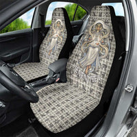 Renenutet Car Seat Cover with Bread Ring and Eye of Horus in Egyptian Nourishment