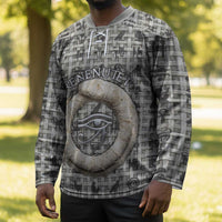 Renenutet Hockey Jersey with Bread Ring and Eye of Horus in Egyptian Nourishment