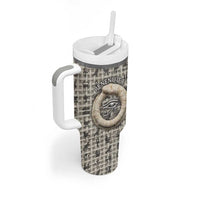 Renenutet Tumbler With Handle with Bread Ring and Eye of Horus in Egyptian Nourishment