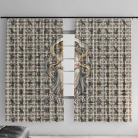 Renenutet Window Curtain with Bread Ring and Eye of Horus in Egyptian Nourishment