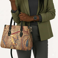 Satis Leather Bag with Fiery Bow and Arrow in Ancient Egyptian Warrior