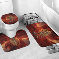 Sekhmet Bathroom Set Egyptian Fiery Lioness Head and Ancient Warrior