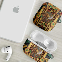 Sekhmet AirPods Case with Eye of Ra and Sacred Lion Symbol in Egyptian Healer