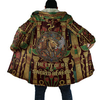 Sekhmet Cloak with Eye of Ra and Sacred Lion Symbol in Egyptian Healer