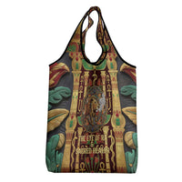 Sekhmet Grocery Bag with Eye of Ra and Sacred Lion Symbol in Egyptian Healer