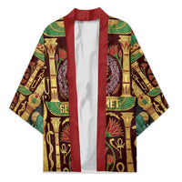 Sekhmet Kimono with Eye of Ra and Sacred Lion Symbol in Egyptian Healer