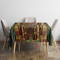 Sekhmet Tablecloth with Eye of Ra and Sacred Lion Symbol in Egyptian Healer