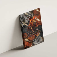Menhit Egyptian Canvas Wall Art Warrior Goddess Fiery Lion Eye Arrows and Blood Battle