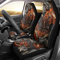 Menhit Egyptian Car Seat Cover Warrior Goddess Fiery Lion Eye Arrows and Blood Battle