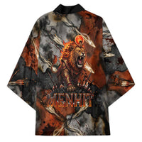 Menhit Egyptian Kimono Warrior Goddess Fiery Lion Eye Arrows and Blood Battle