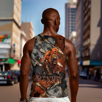 Menhit Egyptian Men Tank Top Warrior Goddess Fiery Lion Eye Arrows and Blood Battle