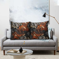 Menhit Egyptian Pillow Cover Warrior Goddess Fiery Lion Eye Arrows and Blood Battle